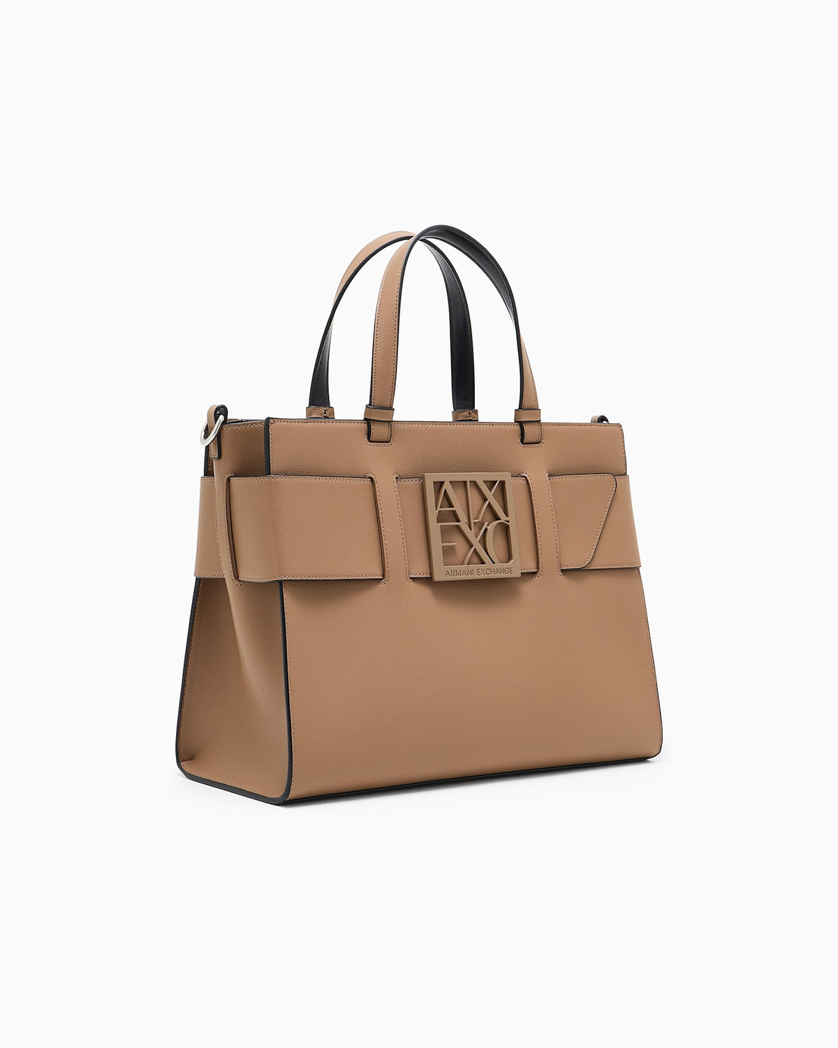 Borsa Armani Exchange donna similpelle logo