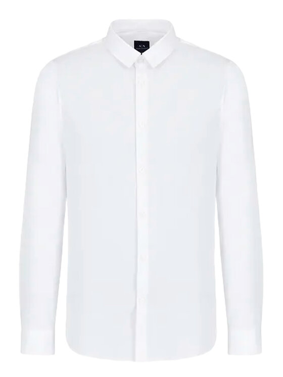 Camicia popeline A|X uomo cotone stretch slim