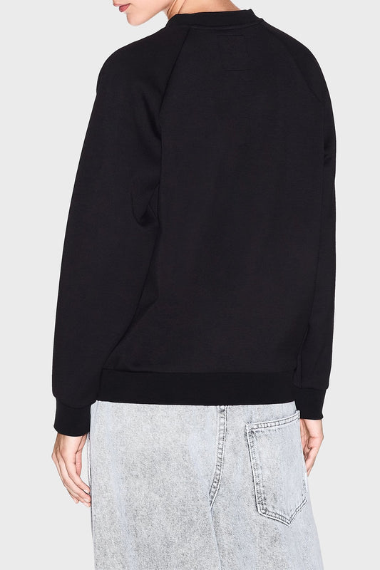 Felpa donna Armani Exchange A|X logo viscosa PE 2026