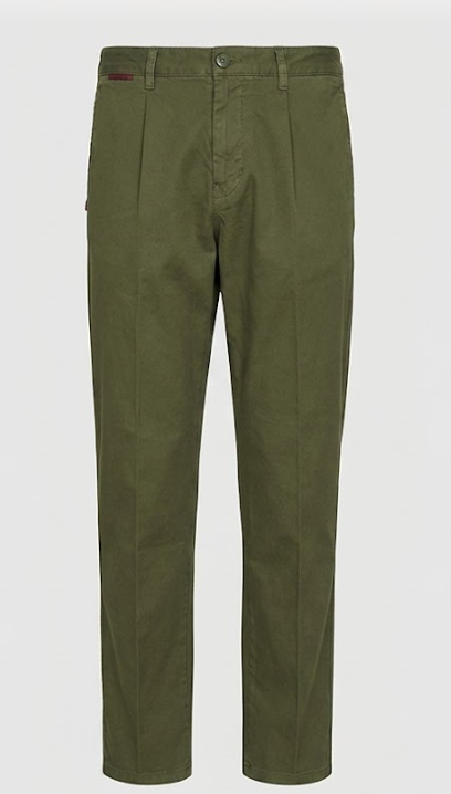 Pantaloni MARKUP uomo wide leg capri elasticizzati