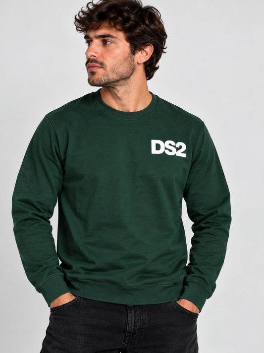 Felpa girocollo uomo DS2 cotone