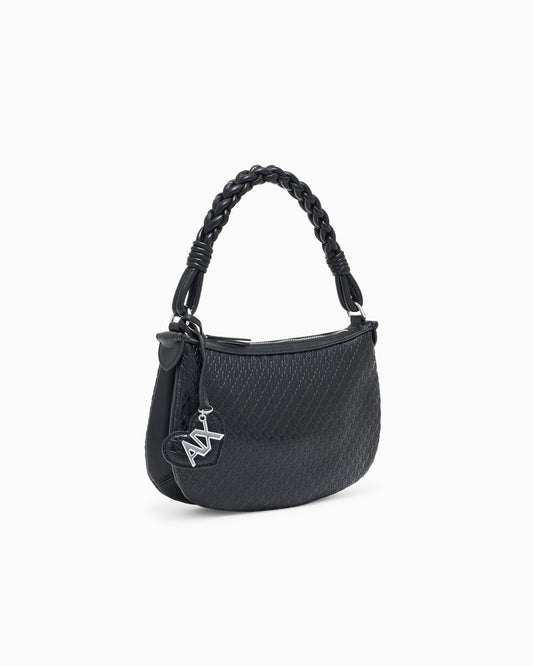 Borsa donna A|X ecopelle spalla logo applicato