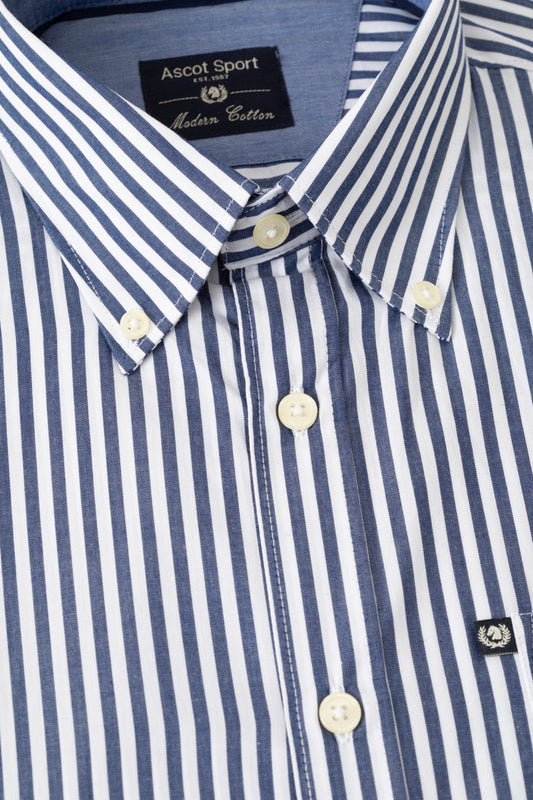 Camicia button down ASCOT uomo popeline cotone