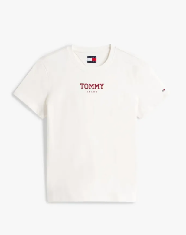 T-shirt Tommy Jeans donna essential regular cotone