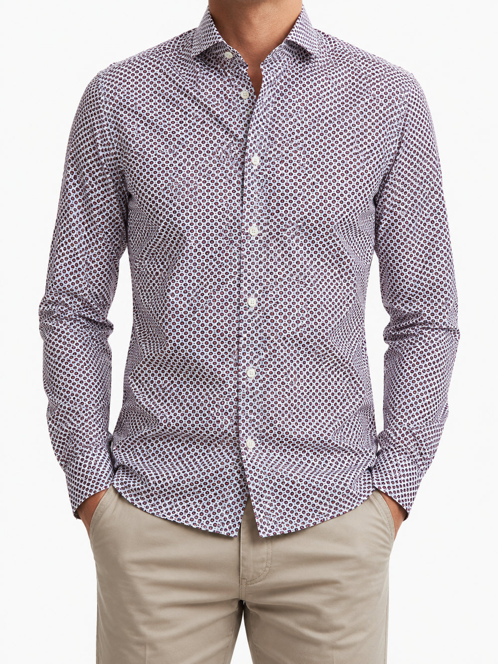 Camicia uomo MARKUP manica lunga collo italiano