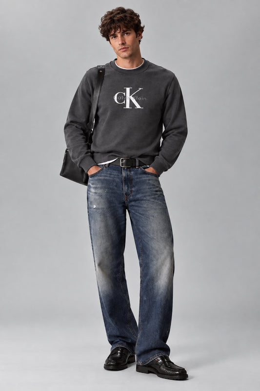 Maglia uomo Calvin Klein Jeans logo monologo cotone AI26