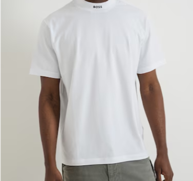 T-shirt Hugo Boss uomo cotone manica corta