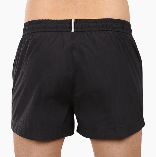 Costume boxer mare Hugo Boss uomo logo outline