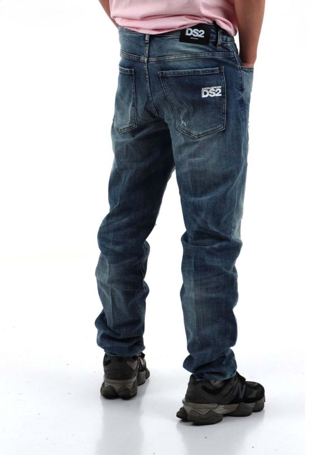 Jeans DS2 uomo denim cinque tasche regular