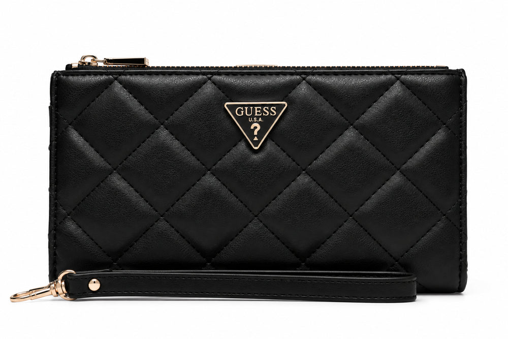Portafoglio donna Guess Juliet organizer doppia zip