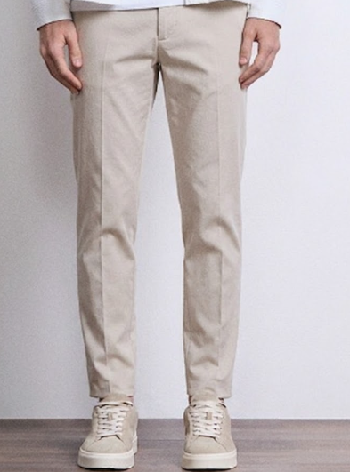 Pantaloni MARKUP uomo wide leg capri elasticizzati