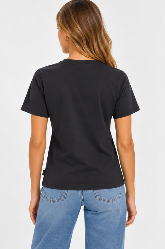 T-shirt Guess Jeans donna regular mini triangle