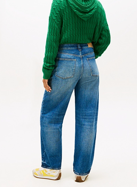 Jeans Tommy Hilfiger Donna Glow Barrel Vita Alta Denim