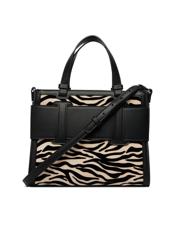 Borsa Armani Exchange donna logo allover poliestere
