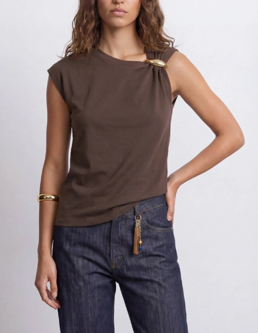 T-shirt donna MARKUP con applicazione cotone