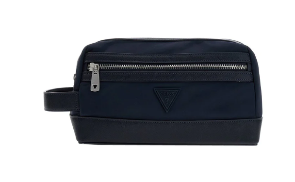 Pochette Guess uomo Berlin Small poliestere blu