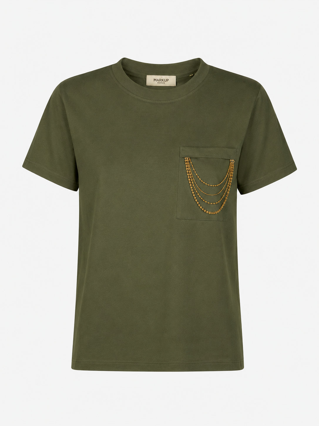T-shirt donna MARKUP cotone taschino manica corta