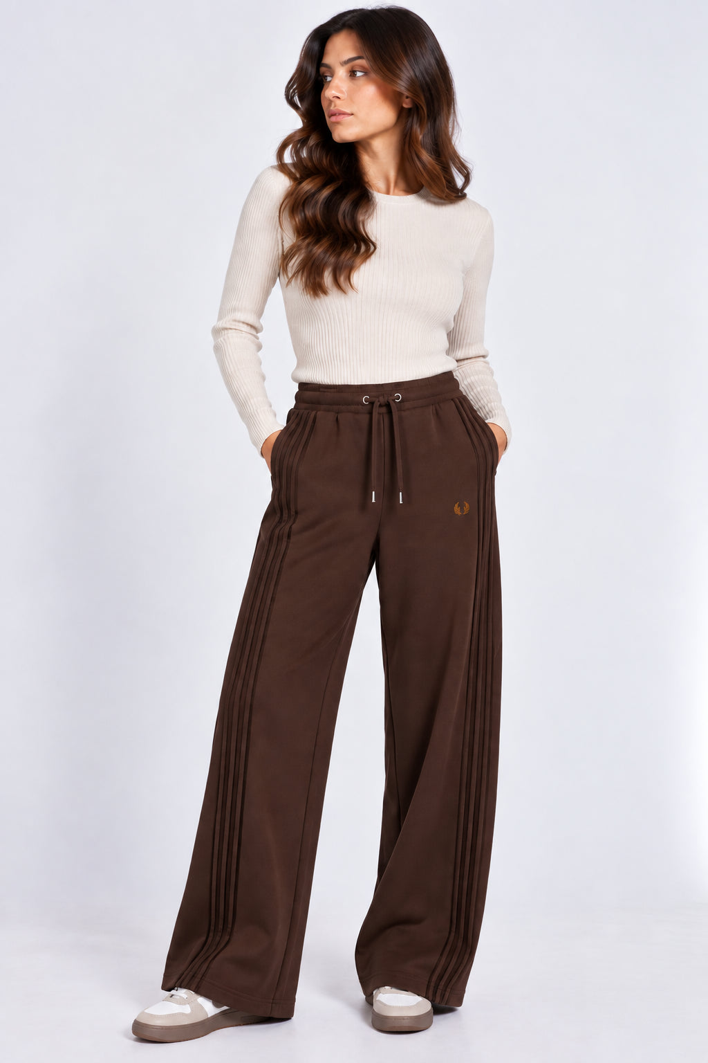 Pantalone donna YES-ZEE ampio nervature