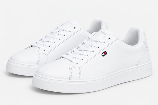 Sneakers platform pelle Tommy Hilfiger donna