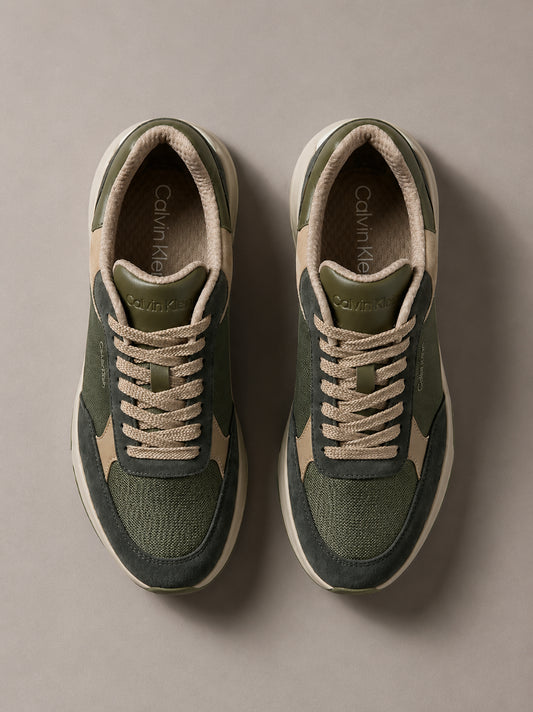Sneakers uomo Calvin Klein camoscio runner