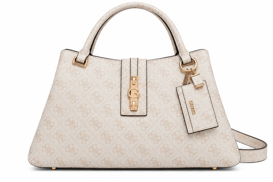 Borsa shopper Guess Yvonne logo capiente donna