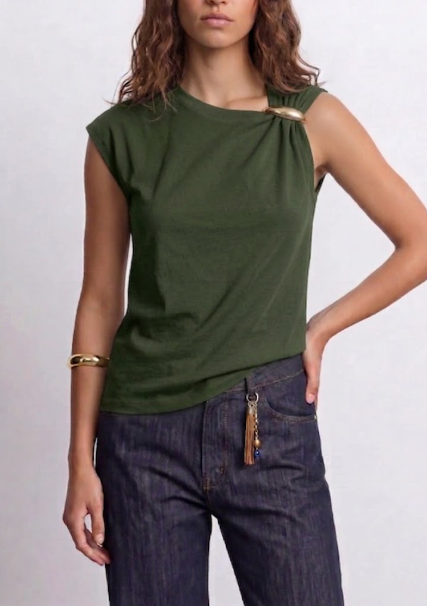 T-shirt donna MARKUP con applicazione cotone