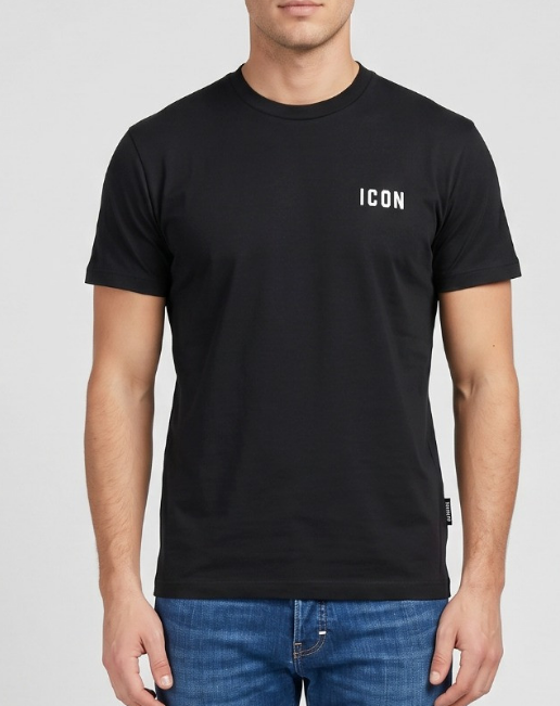 T-shirt uomo ICON cotone ricamo