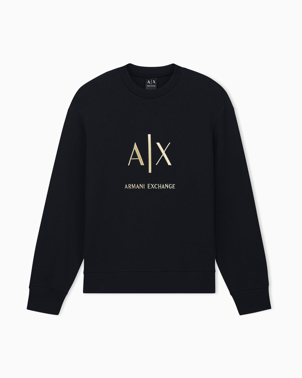 Felpa uomo Armani Exchange cotone logo AI 2026