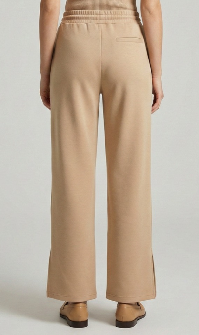 Pantapalazzo donna MARKUP interlock cotone vita alta