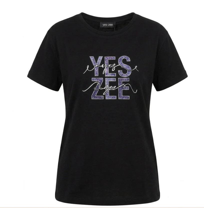 T-shirt YES-ZEE Donna manica corta cotone PE 2026