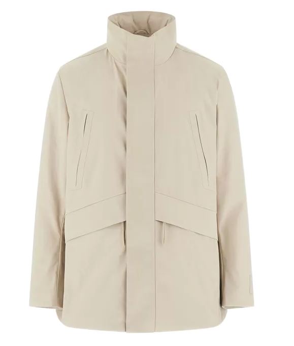 Giubbino Guess uomo tessuto tecnico zip