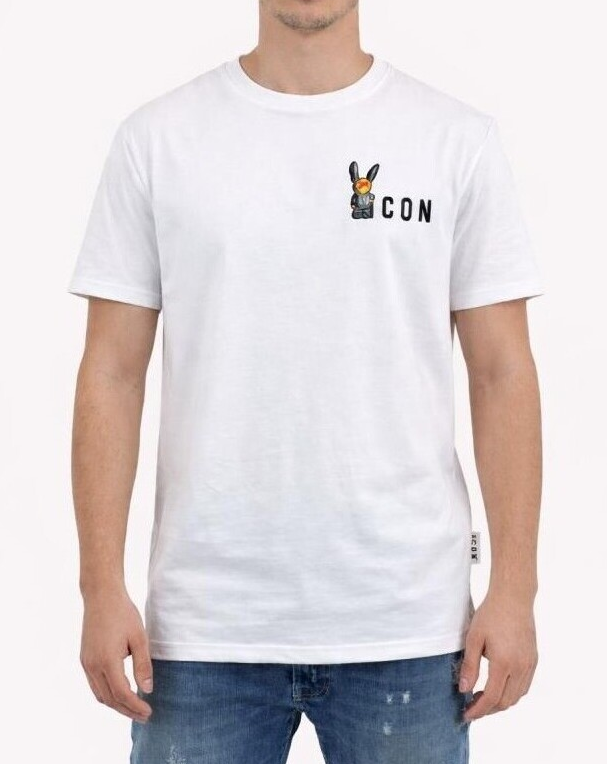 T-shirt uomo ICON cotone stampa fronte-retro
