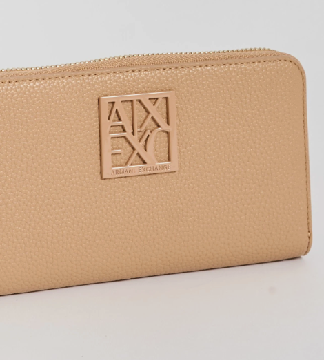Portafoglio donna A|X ecopelle small logo