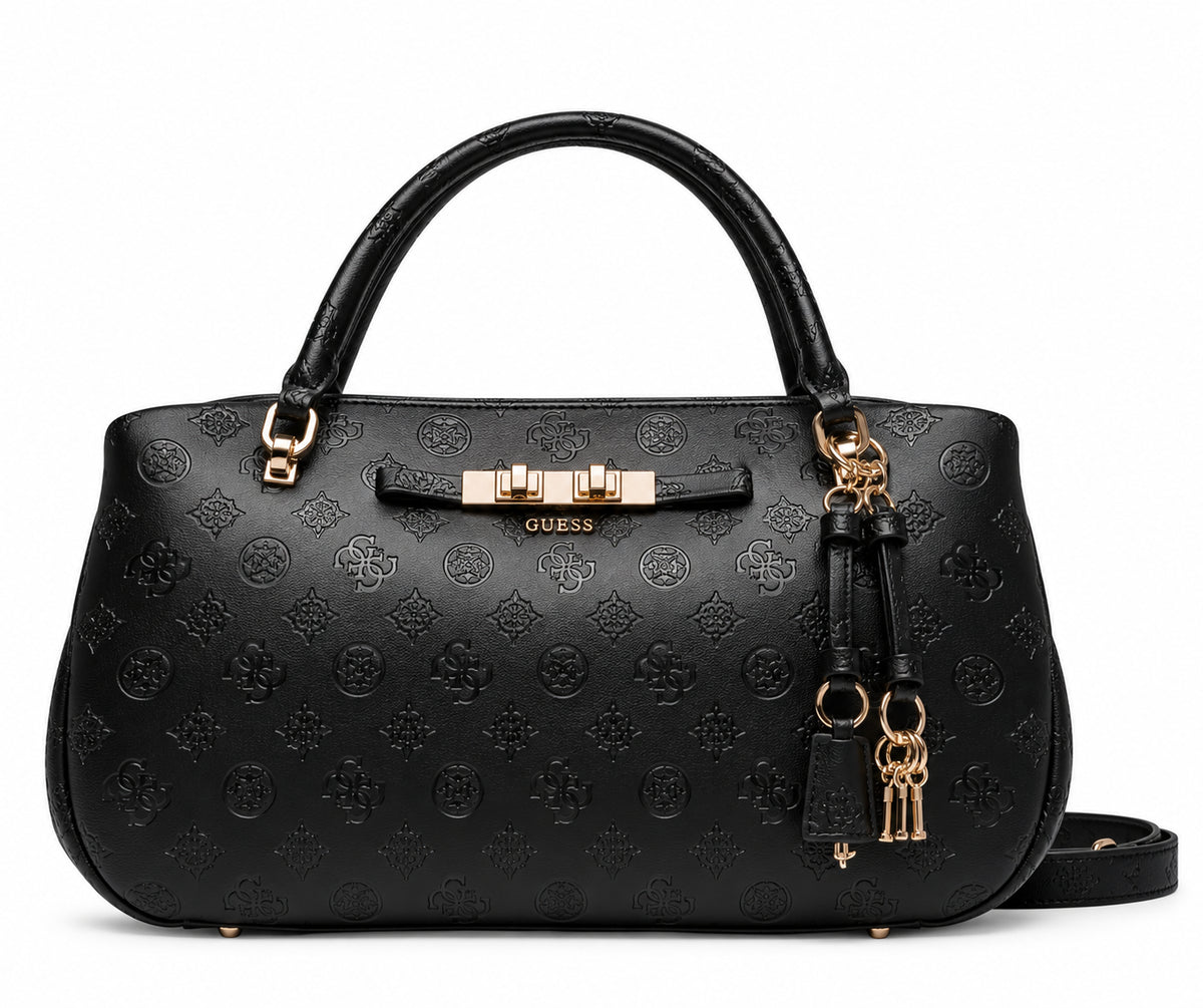 Borsa satchel Guess Carmella 3 scomparti donna