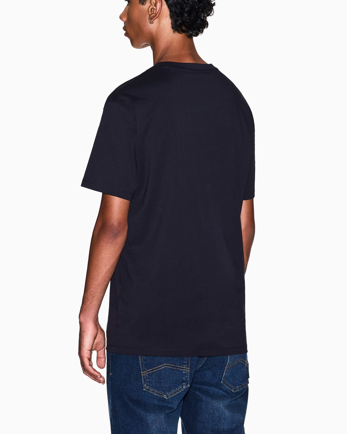 T-shirt uomo Armani Exchange cotone logo girocollo