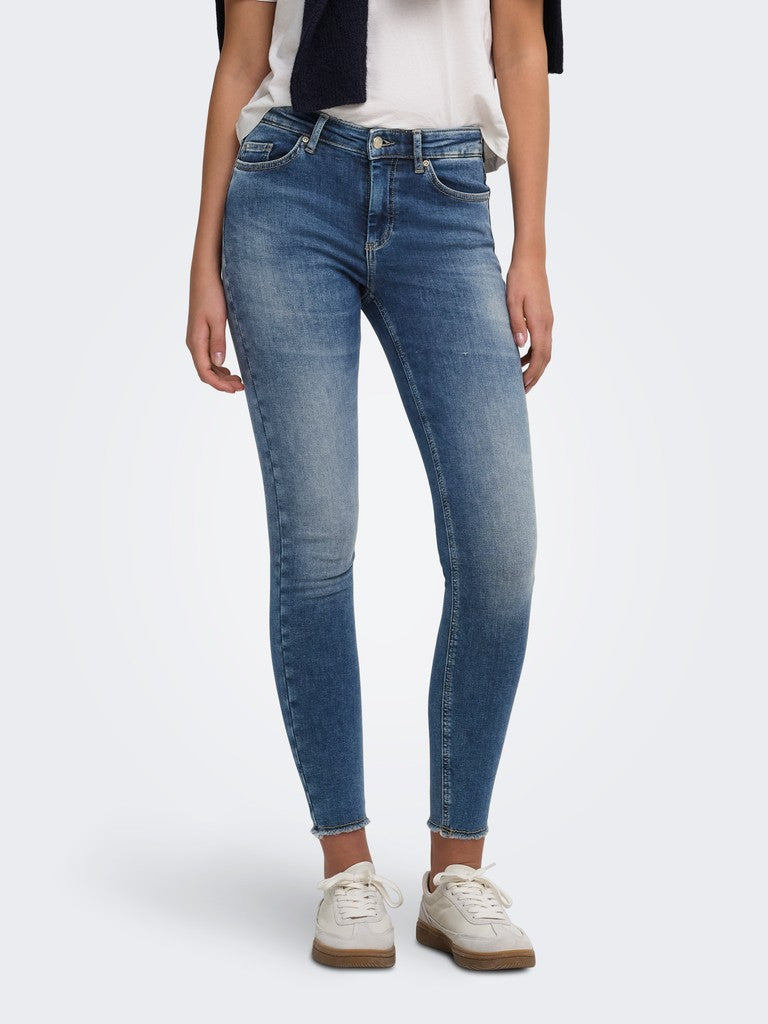 Jeans donna ONLY denim cotone organico stretch AI 2026