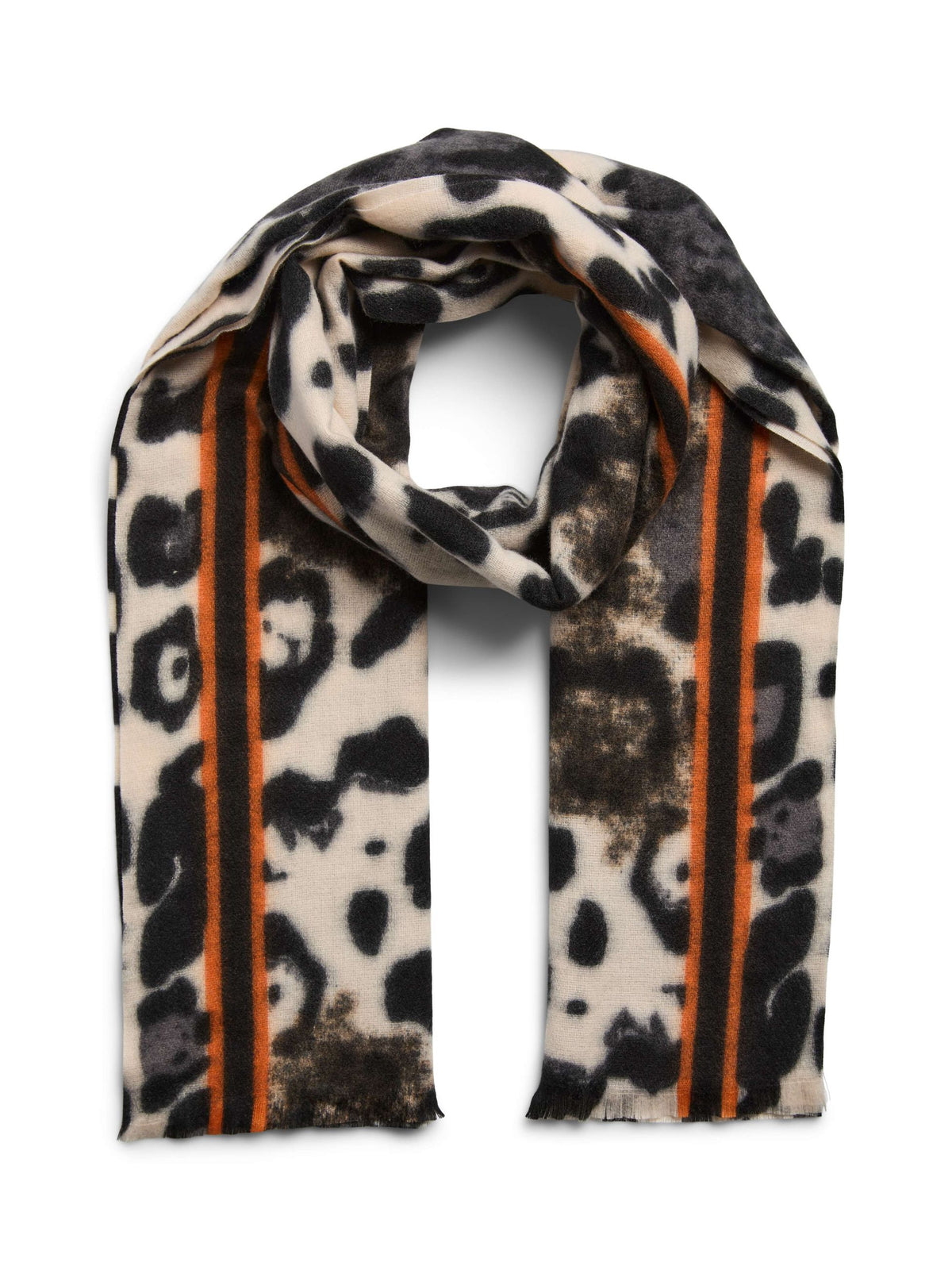 Sciarpa PIECES donna animalier tessuta AI 2026