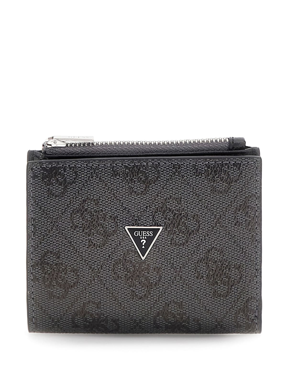 Portafoglio Milano Guess uomo bifold zip vera pelle