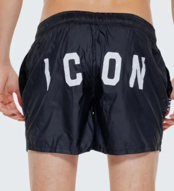 Costume mare ICON uomo boxer logo retro poliestere