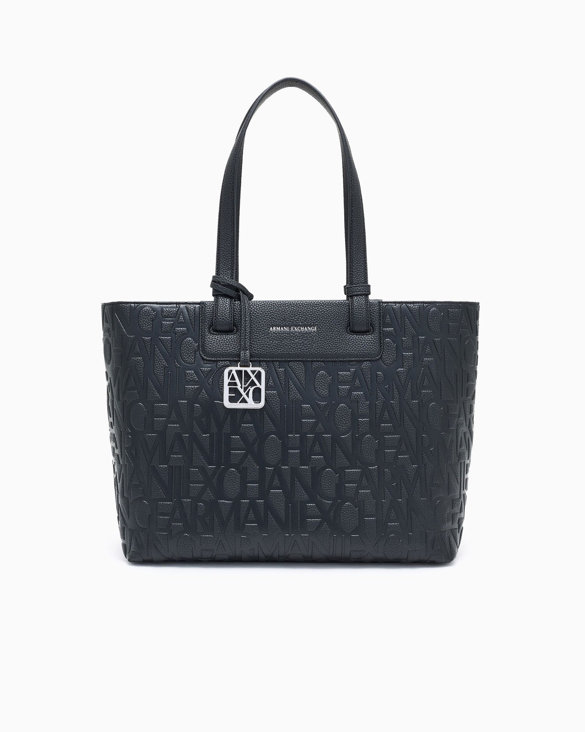 Borsa Armani Exchange donna poliestere logo allover