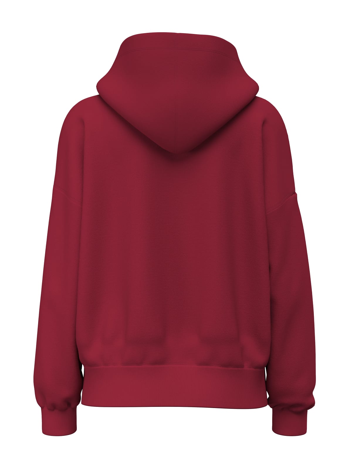 Felpa cappuccio Guess Jeans donna oversize triangle