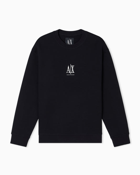 Felpa A|X Armani Exchange uomo logo cotone PE 2026