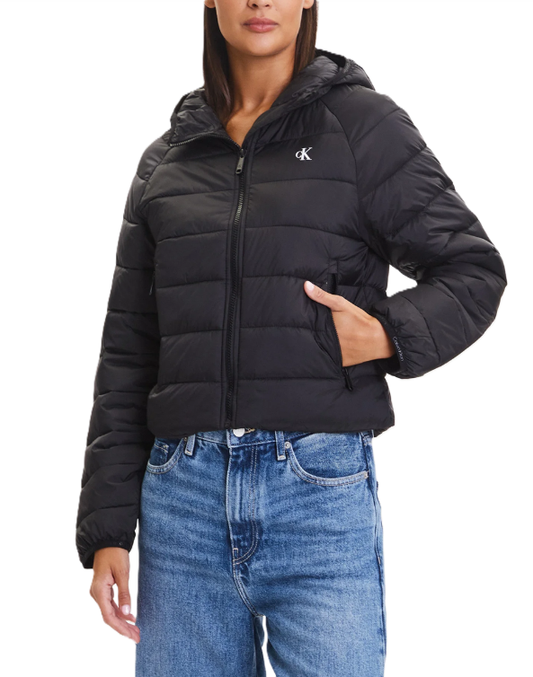 Giubbino donna CKJ Lightweight Quilted nylon riciclato