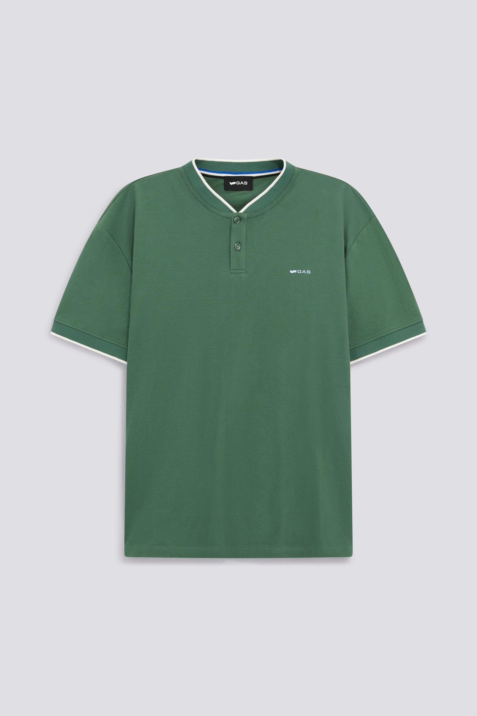 Polo GAS uomo Akhil serafino cotone manica corta