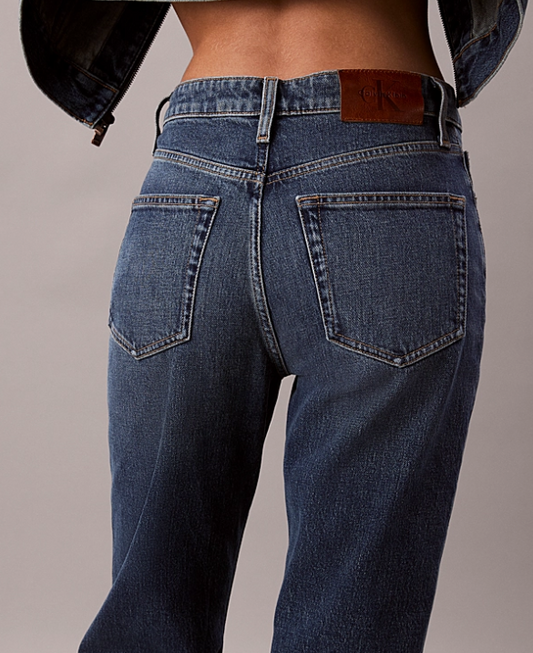 Jeans donna CKJ New Mom Panama denim vita alta stantion