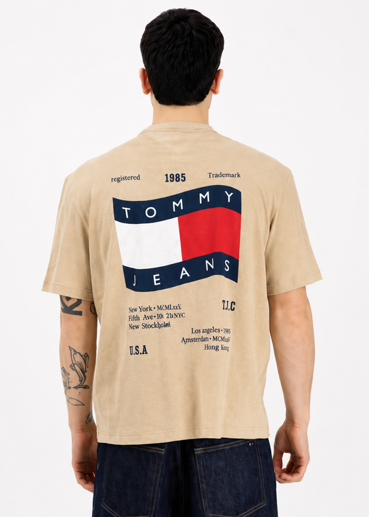 T-shirt Tommy Jeans uomo 90s Waving Flag PE 2026