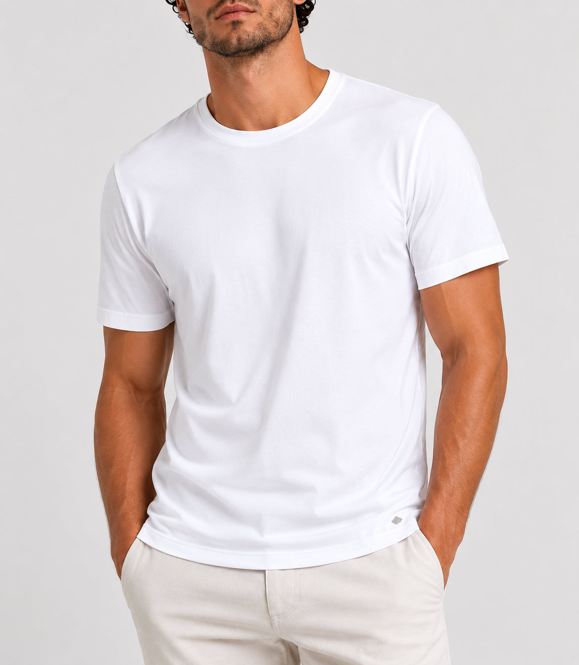 T-shirt girocollo MARKUP uomo cotone jersey