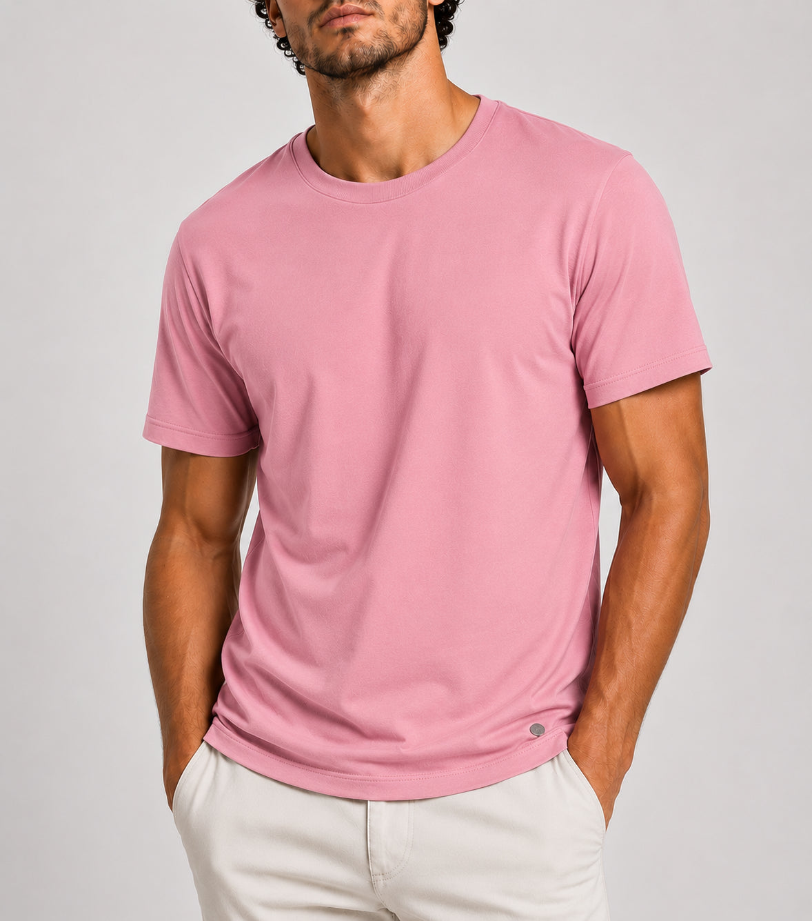 T-shirt girocollo MARKUP uomo cotone jersey