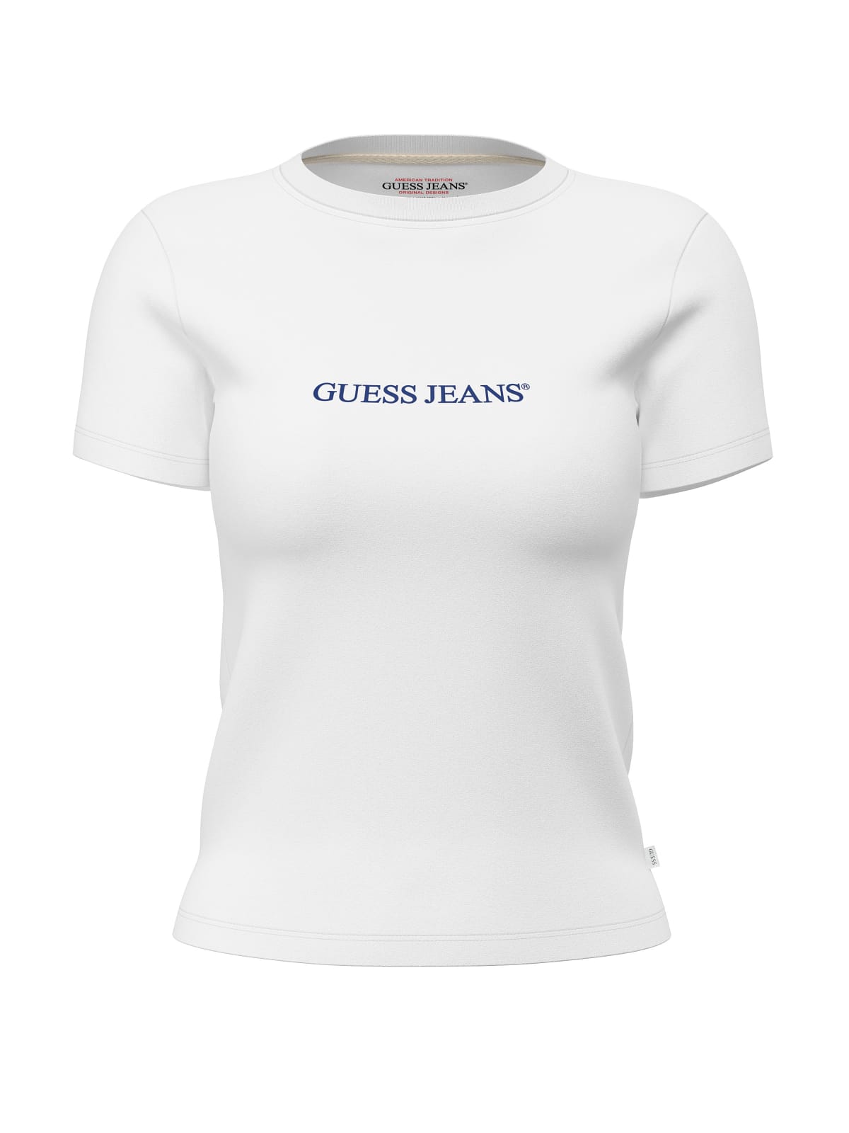 T-shirt Guess Jeans donna cotone slim logo
