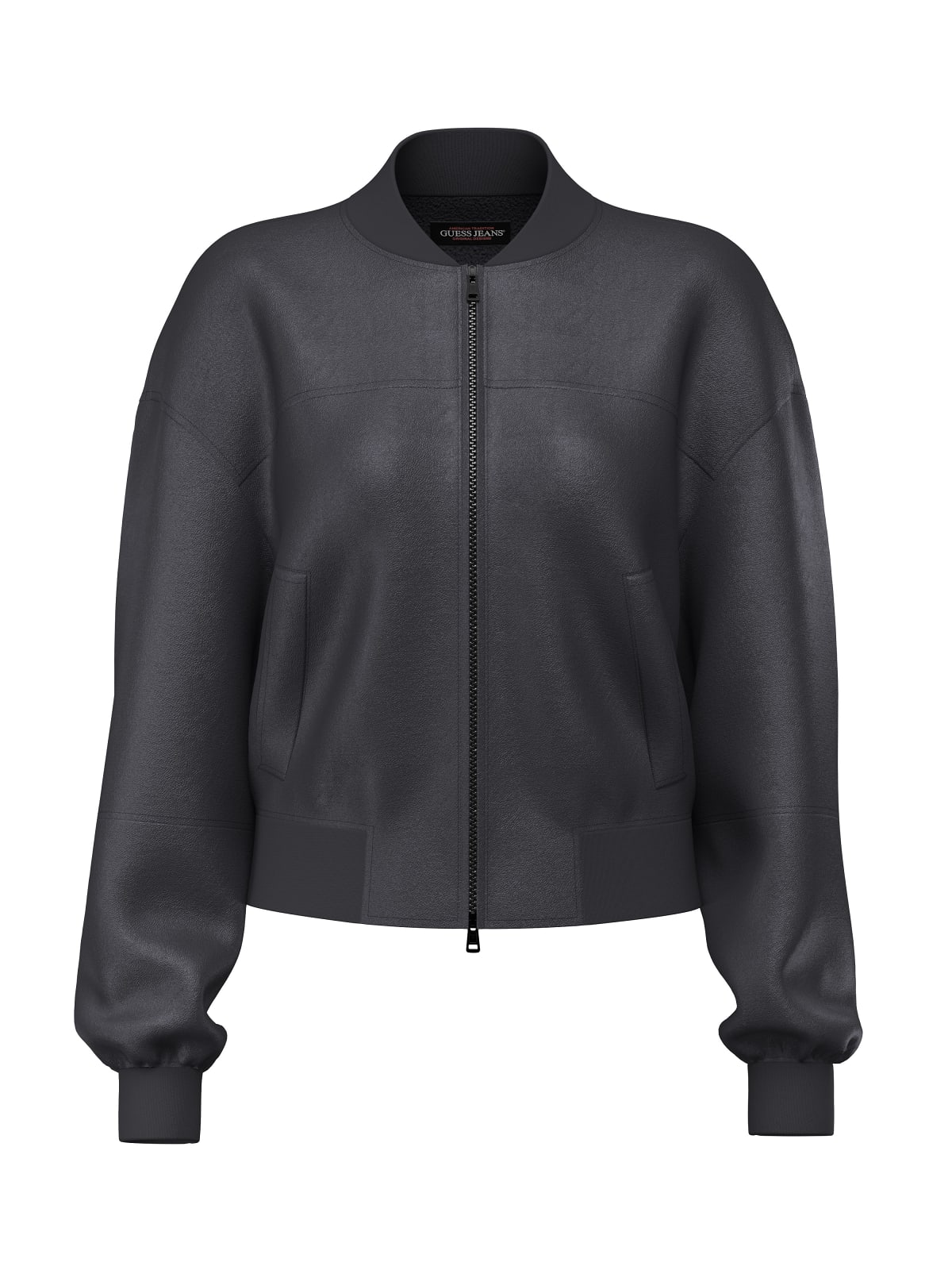 Bomber cropped similpelle donna Guess Jeans